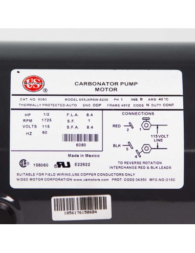 Mistaway Motor One Half HP