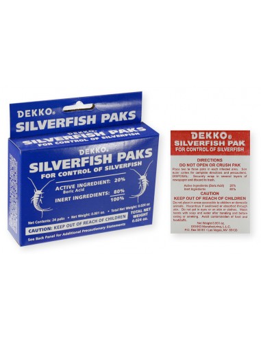 Dekko Silverfish Bait Paks