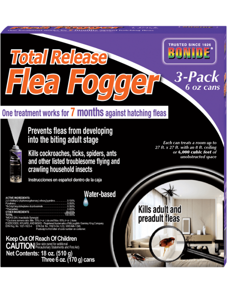 Total Release Flea Fogger 3pk