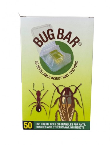 Bug Bar Refillable Insect Bait Station | Ant & Insect Control