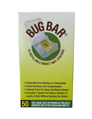 Bug Bar Refillable Insect Bait Station | Ant & Insect Control
