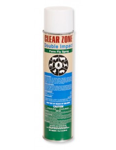 Clear Zone Double Impact Farm Fly Spray