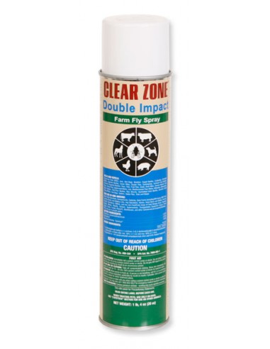 Clear Zone Double Impact Farm Fly Spray