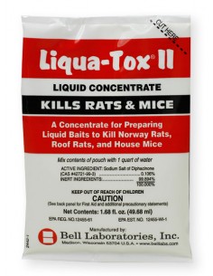 Bell Liqua-Tox Liquid Rat & Mouse Bait Concentrate