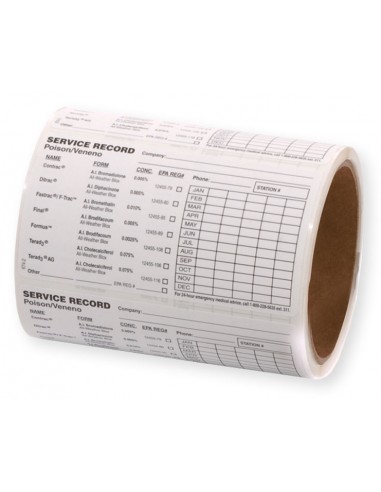 Protecta Bait Station Service Labels